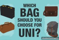 Choosing the Perfect Bag for University Life