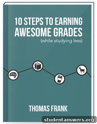 Book cover for 10 Steps to Earning Awesome Grades