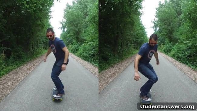An image of a skateboarder to illustrate the concept of practicing in both directions.