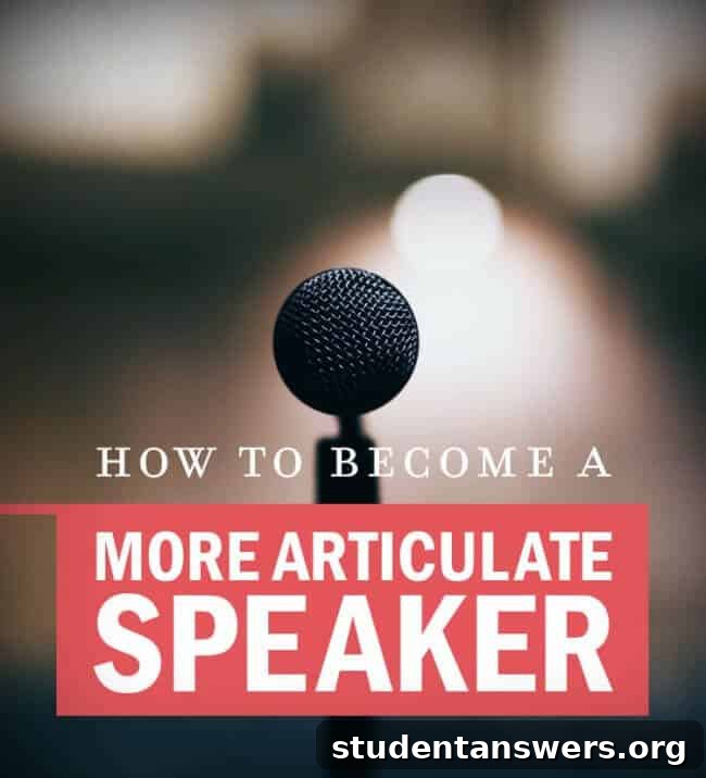 A confident speaker addressing a group, demonstrating articulate communication skills.