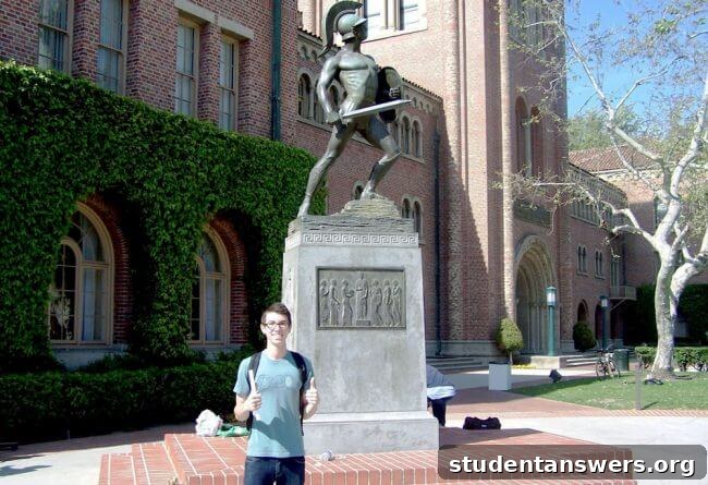The beautiful campus of USC, a place where the author learned the value of communication.