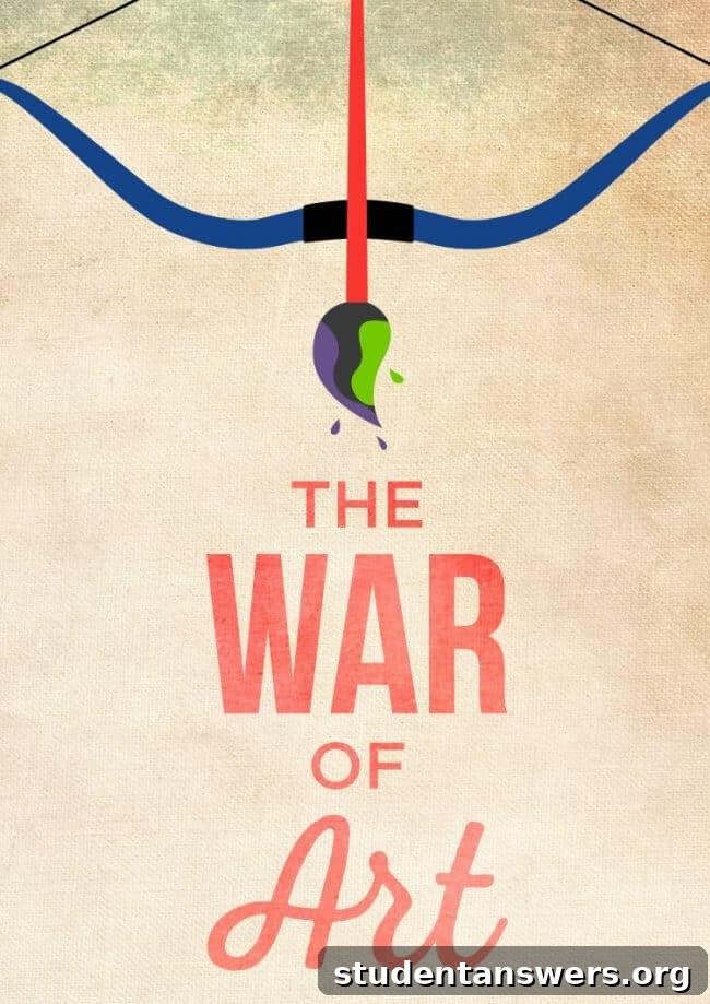 Graphic for The War of Art by Steven Pressfield