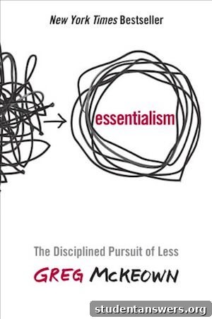 Book cover of Essentialism by Greg McKeown