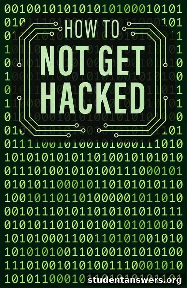 A graphic illustrating how to not get hacked with 9 tips for securing your digital life