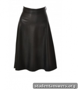 A retro-inspired look with the Melanie black PVC full skirt