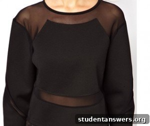 Close-up of the texture of a black neoprene sweater.