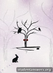A festive Christmas card