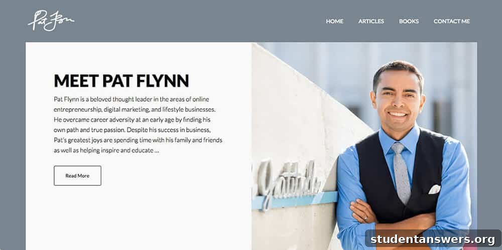 Pat Flynn's Smart Passive Income website
