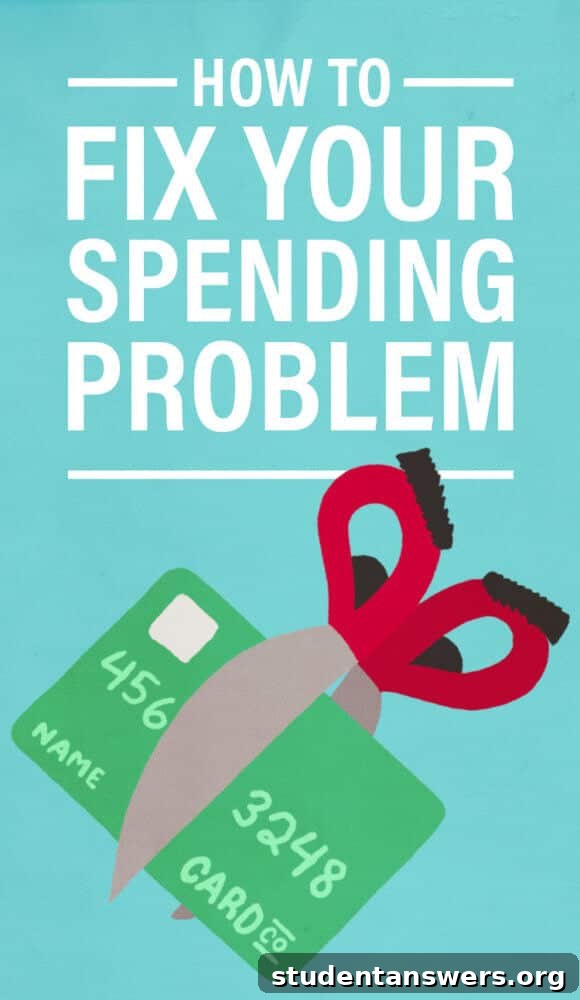 A visual guide on how to fix bad spending habits and save money