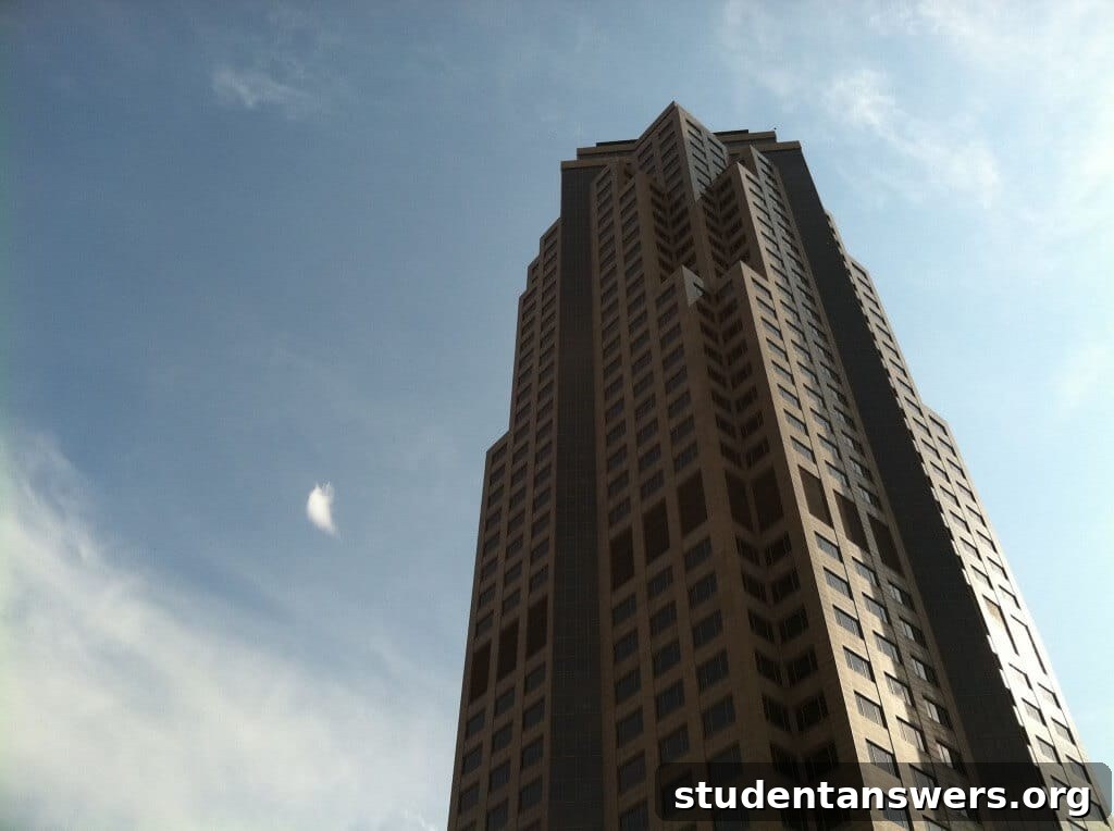 801 Grand, the tallest building in Iowa, where the internship took place