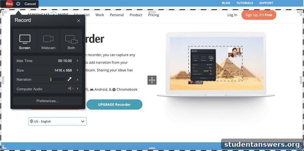 ScreenPal (Screencast-O-Matic) screen recorder and video editor software