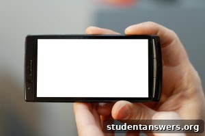 A person holding a smartphone with a cracked screen, considering repair options