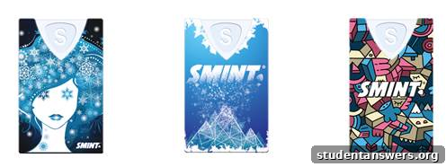Limited edition Smint dispenser covers designed by students