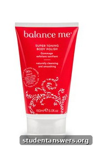 A high-quality body polish for exfoliation.