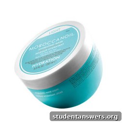 A hydrating hair mask to protect hair in the summer.