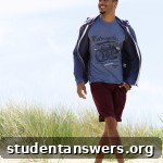 Men's casual stone-coloured chino shorts from Aldi