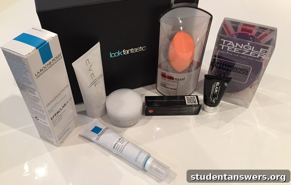 A promotional box for the Lookfantastic Black Friday sale, highlighting amazing beauty deals.