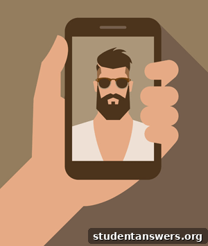 A person taking a selfie, representing the modern phenomenon