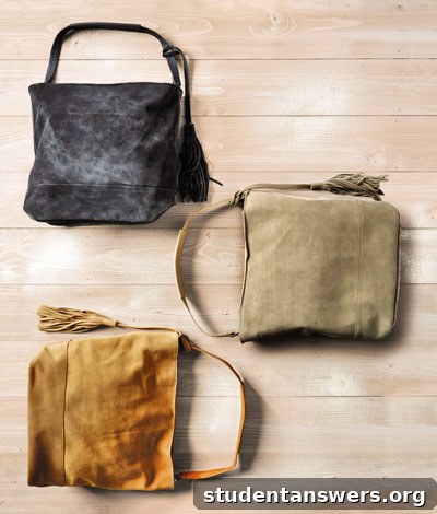 A stylish and practical suede bucket bag from an Aldi Specialbuys collection.