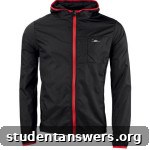 A men's black running jacket from Aldi, ideal for all-weather running.