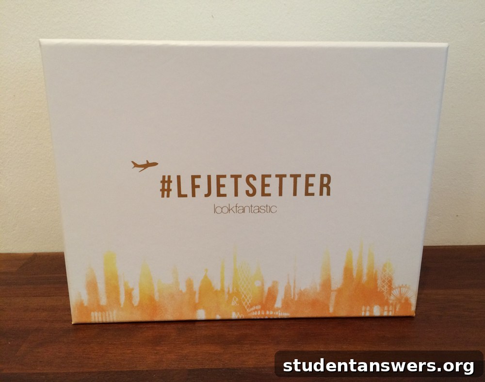 The Lookfantastic #LFJETSETTER June Beauty Box