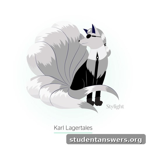 Karl Lagerfeld as Ninetales with his iconic white collar and ponytail