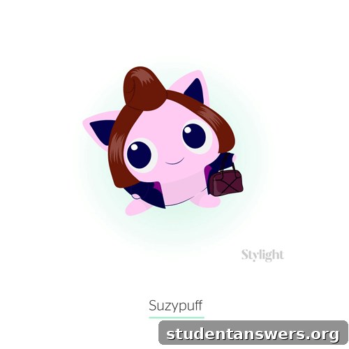 Suzy Menkes as Jigglypuff, featuring her signature hair quiff