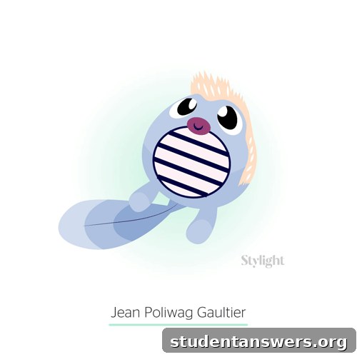 Jean Paul Gaultier as Poliwag, with its swirl mimicking his Breton stripes
