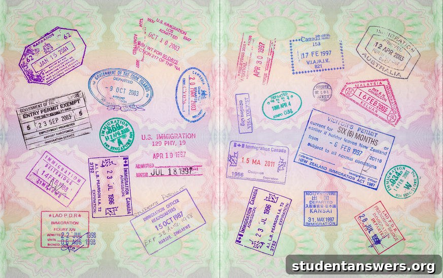 A passport and travel tickets, representing opportunities to work abroad