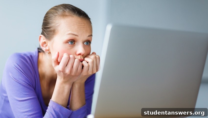A student looking at a laptop, ready to navigate the university clearing process.