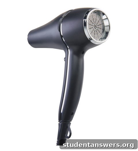 The powerful and sleek Visage Professional Hairdryer from Aldi