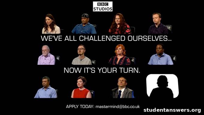 The iconic black chair on the Mastermind set