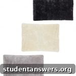 A luxurious grey shaggy rug