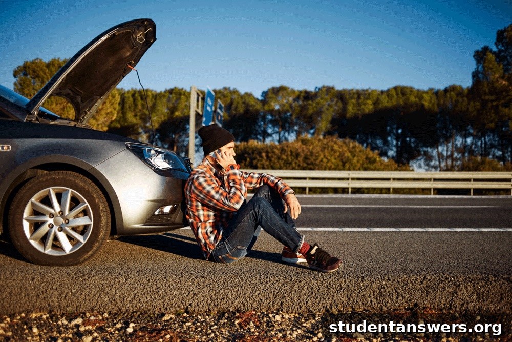 A person checking the engine oil of a car